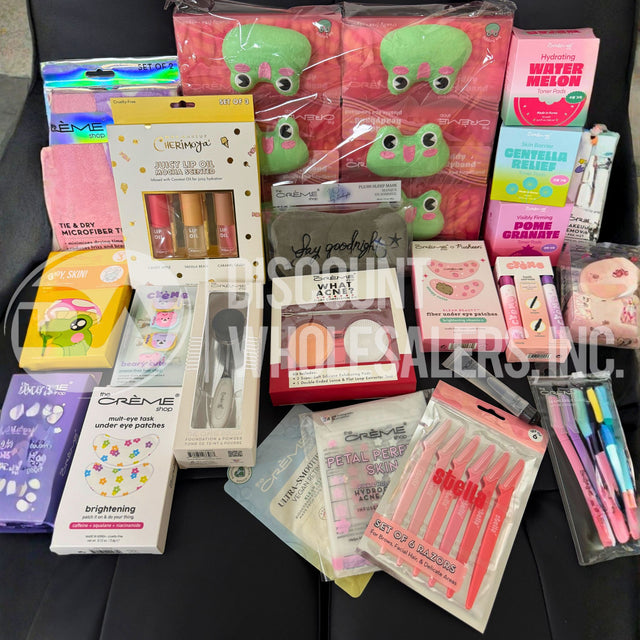 The Creme Shop Assorted Makeup Mix (5000 Pcs Per Pallet)