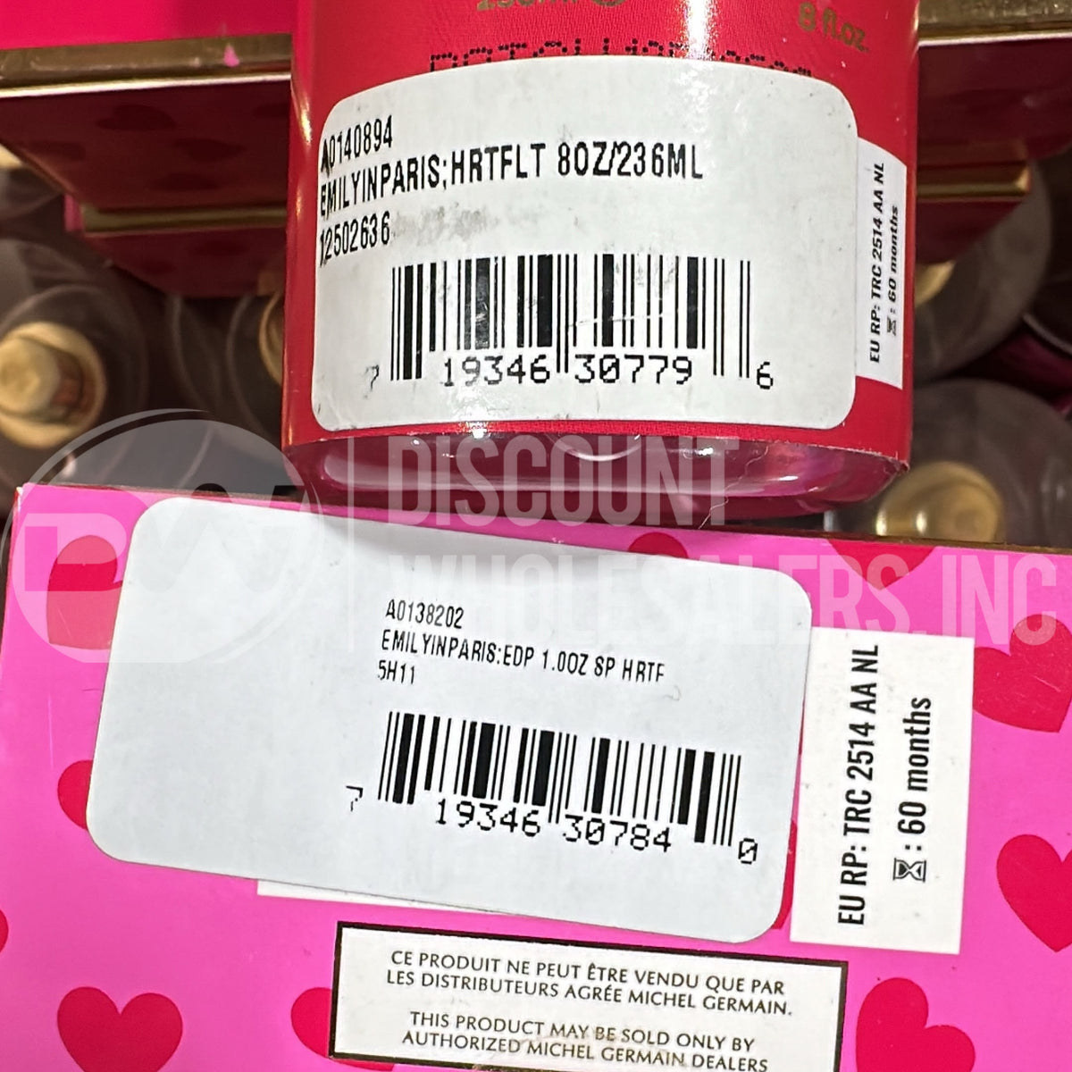 Michel Germain Emily In Paris Heartfelt Body Spray And Parfum (52 Pcs Lot)