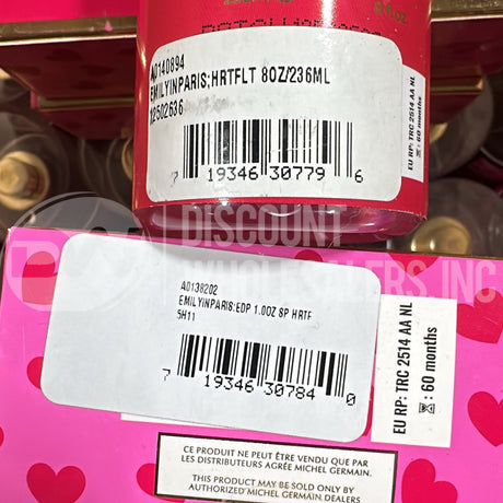 Michel Germain Emily In Paris Heartfelt Body Spray And Parfum (52 Pcs Lot)
