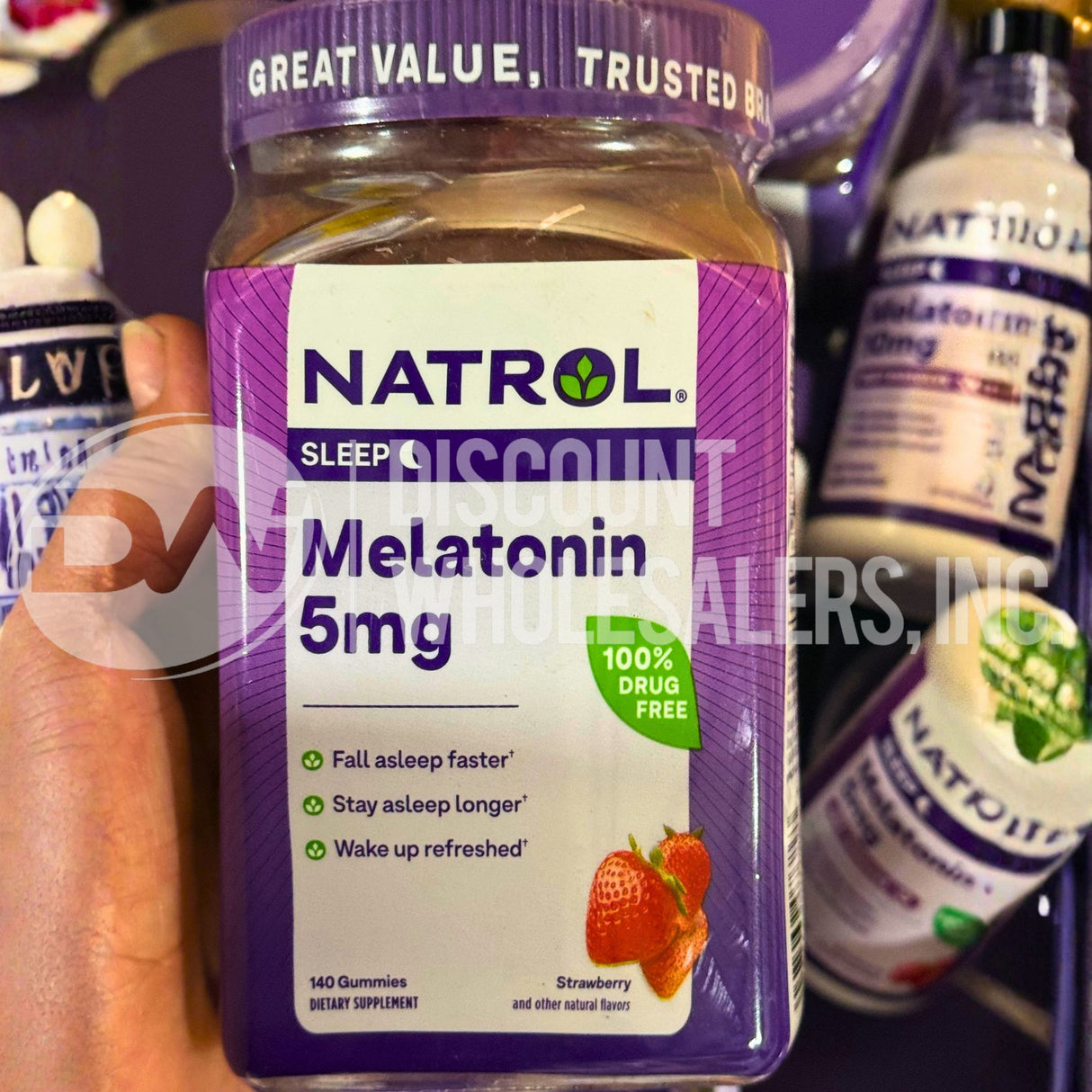 Natrol Assorted Different Sizes Tablets and Gummies (50 Pcs Lot)