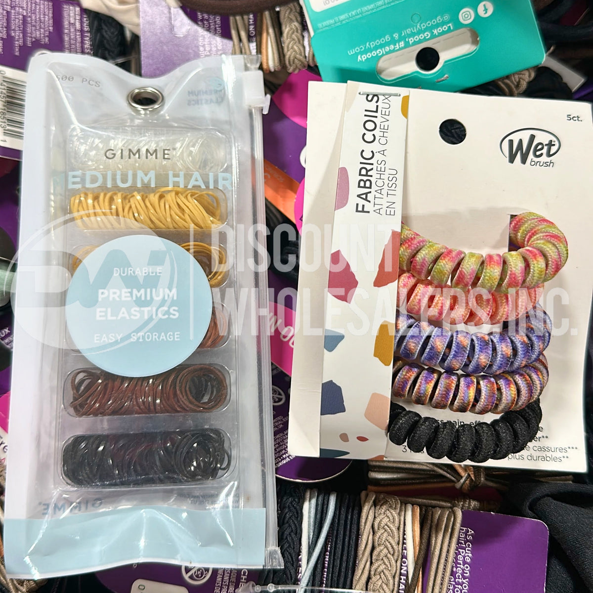 Hair Accessories Different Brands And Sizes (300 Pcs Lot)