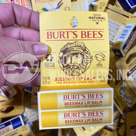 Burt's Bees Moisturizing Lip Balm Assorted (100 Pcs Lot)