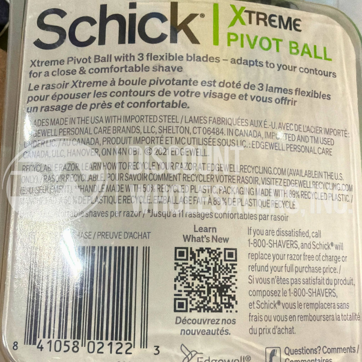 Schick Xtreme Pivot Ball 3 Disposable Razors (200 Pcs Lot)