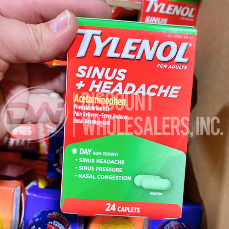 Tylenol Assorted Capsules and Liquid Medicine (100 Pcs Lot)