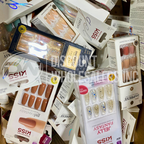 Kiss and ImPRESS Nails Assorted Shades and Styles (150 Pcs Lot)