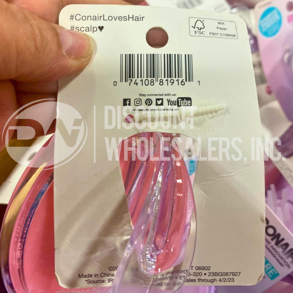 Conair Scalp Care for Healthy-Looking Hair Shampoo, Massage & Reduce Product Buildup (100 Pcs Lot)