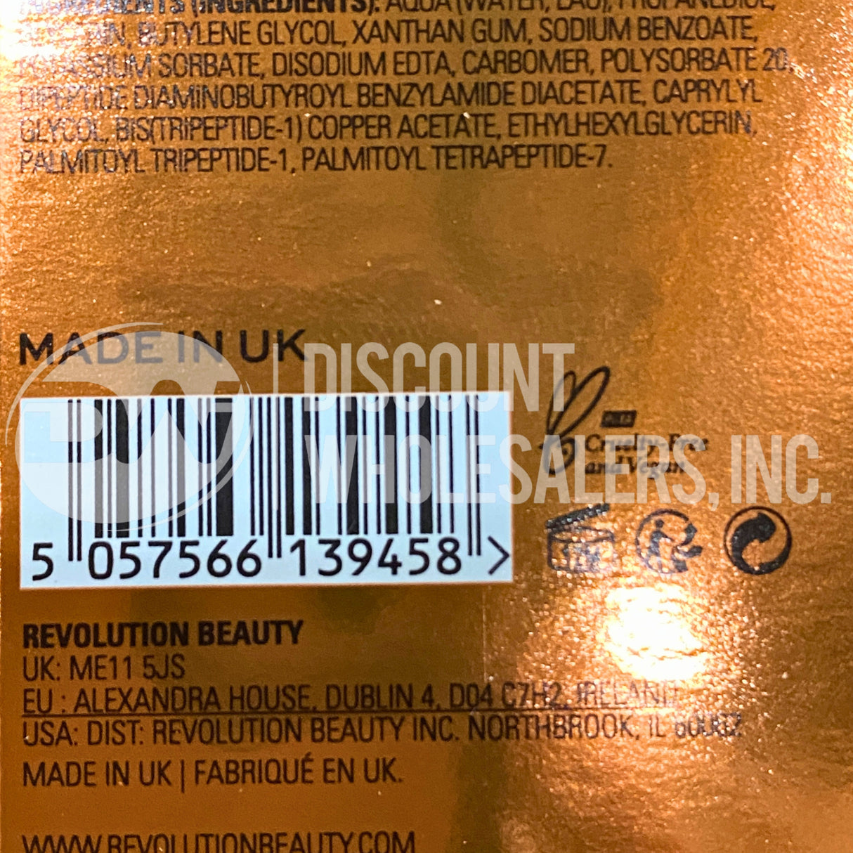 Revolution Copper Peptide Serum Antioxidant Vegan 1.01 Fl. Oz. (80 Pcs Lot)