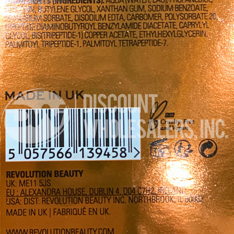 Revolution Copper Peptide Serum Antioxidant Vegan 1.01 Fl. Oz. (72 Pcs Lot)