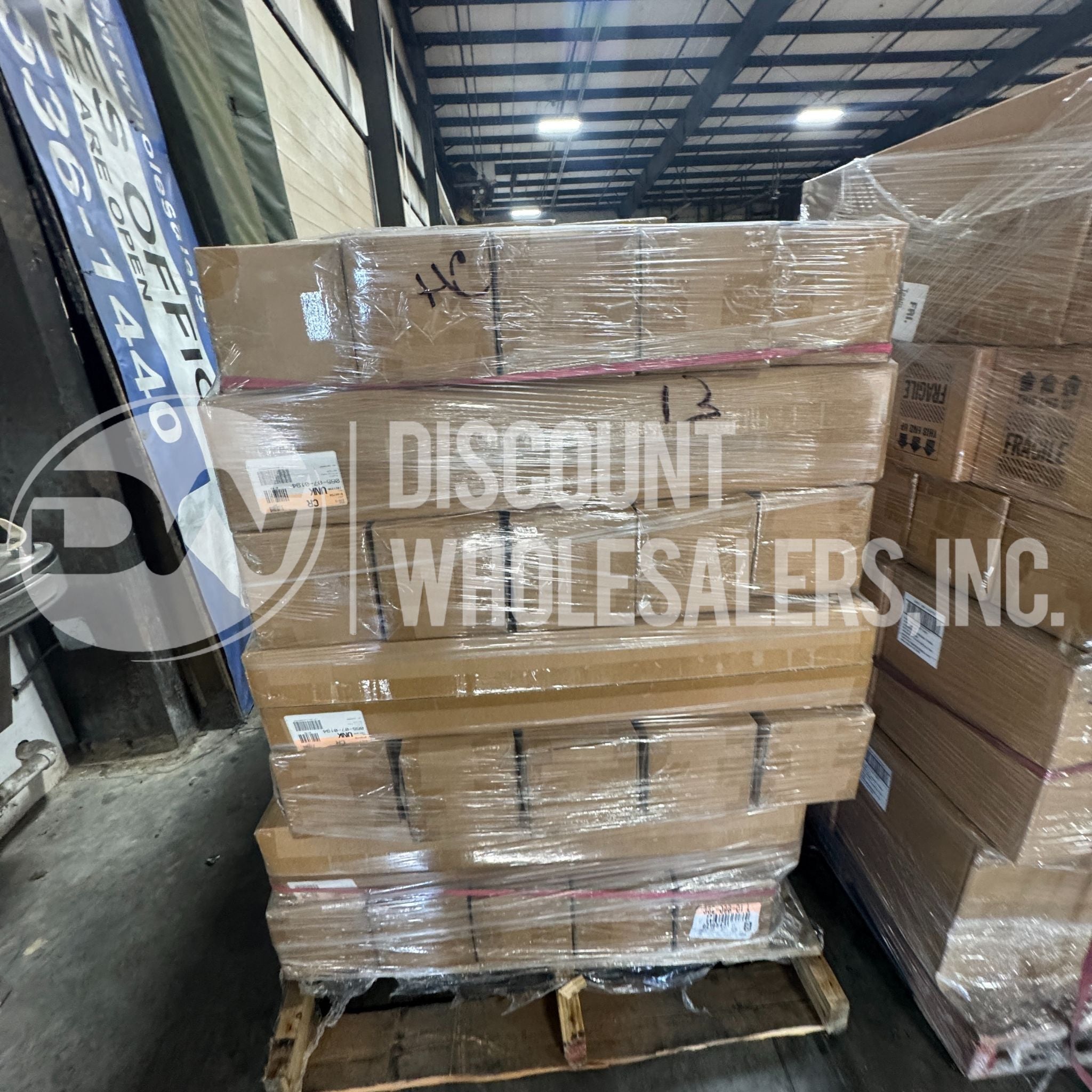TGT Paquete de cajas de mercancía general (26 palés por camión)