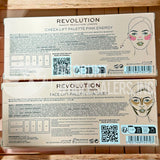 Makeup Revolution Cheek Lift Palette - Pink Energy and Pace Palette Tan-Deep Mix 0.06 oz (95 Pcs Lot)