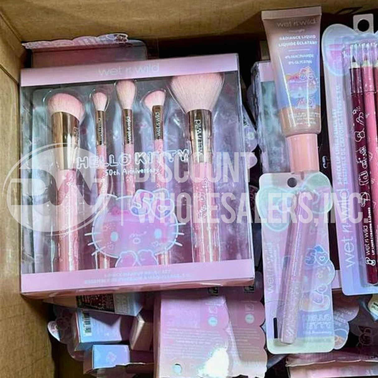Wet N Wild Assorted Makeup Mix Blush, Eyeshadow, Eyeliner & Lip Products (70 Pcs Lot)