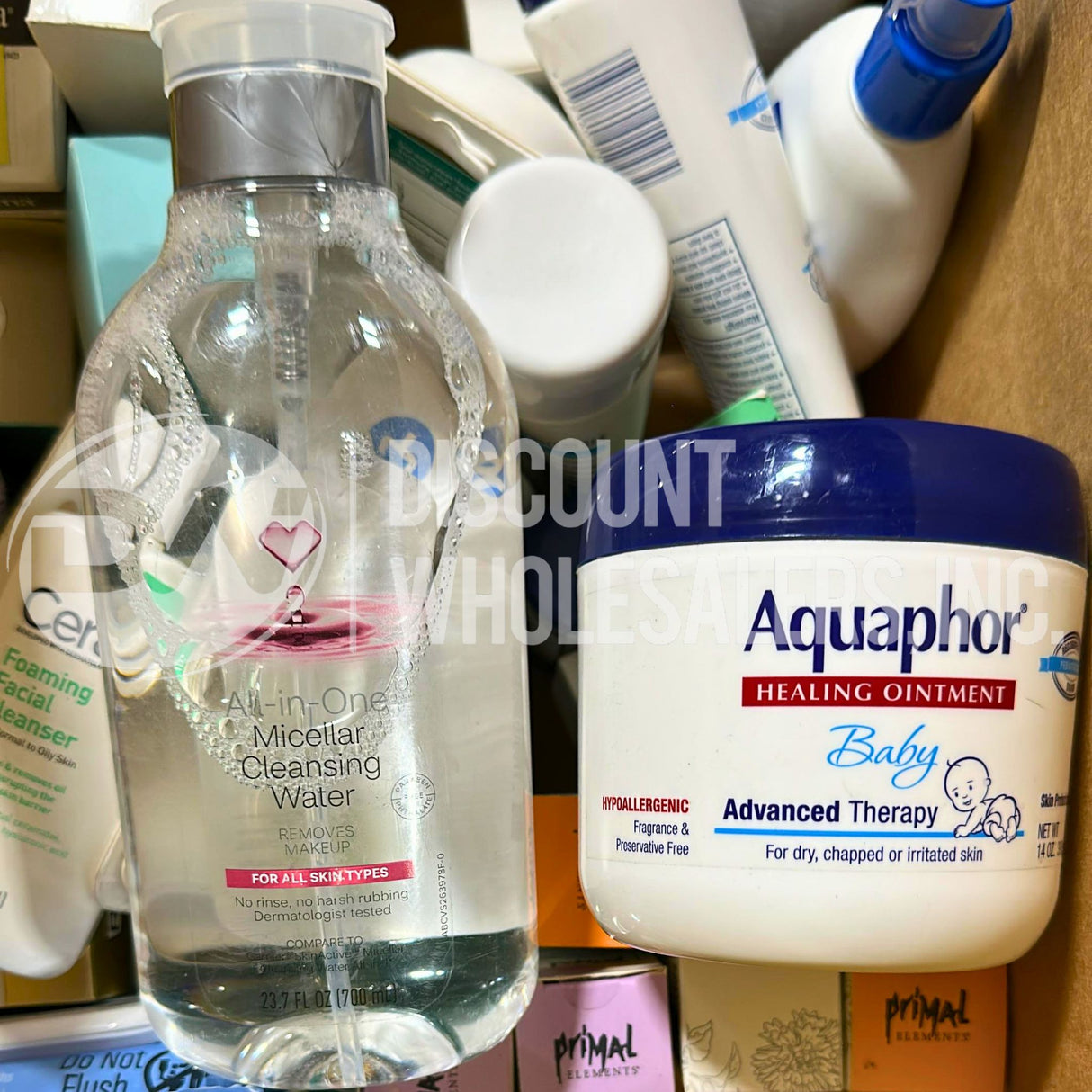 Skin Care Assorted Different Brands And Sizes (65 Pcs Lot)