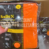 Walls working man's pocket tees short sleeve different colors and sizes M-3XL, (2-pack) (25 Pcs Per Lot)