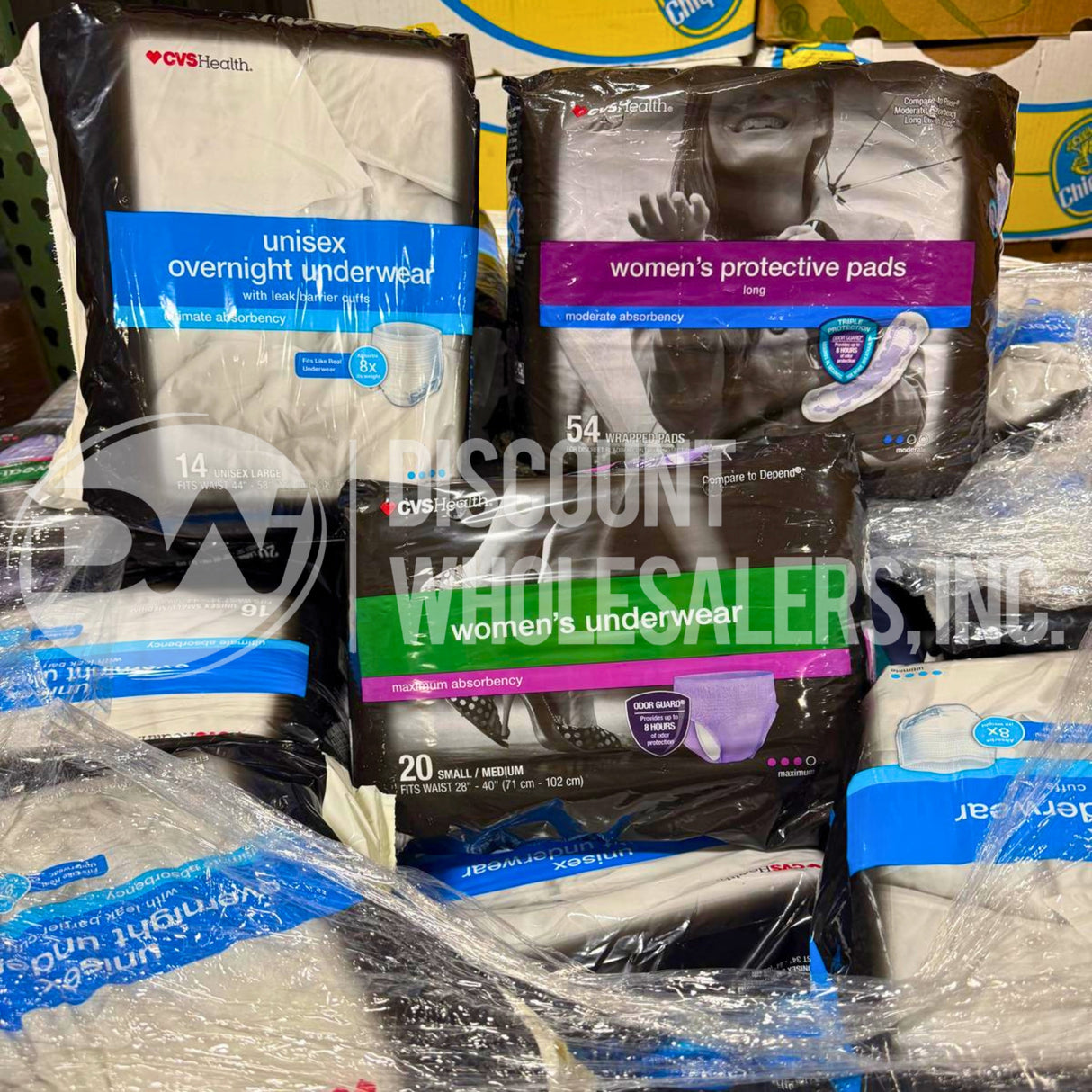 Pharmacy Health Women's Protective Pads Assorted (90 Pcs Per Pallet)