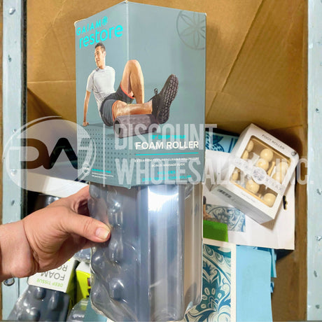 Gaiam Assorted Yoga Mat, Foam Roller and Foot Roller (30 Pcs Lot)