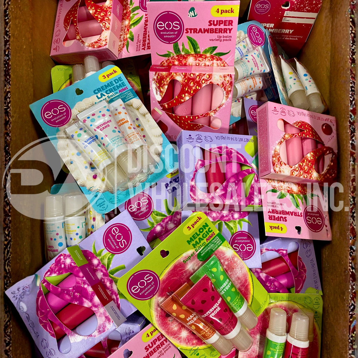 Eos Lips Balm Assorted Different Sizes (200 Pcs Lot)