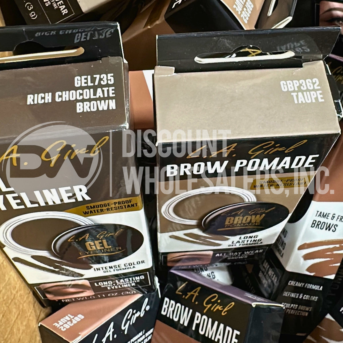 L.A Girl Gel Eyeliner And Brow Pomade Assorted Colors (100 Pcs Lot)