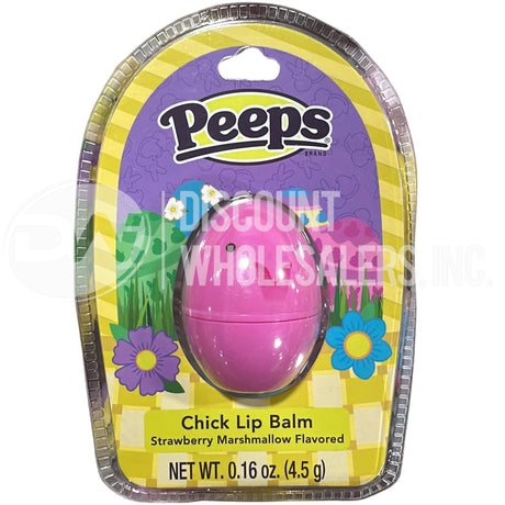 Peeps Chick Lip Balm Mix Different Flavors 0.16 oz (140 Pcs Lot)