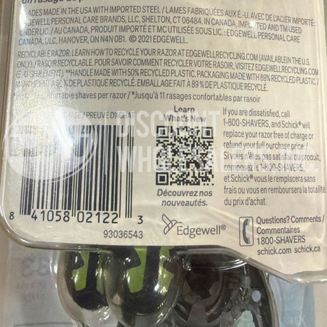 Schick Xtreme Pivot Ball 3 Disposable Razors (600 Pcs Per Pallet)