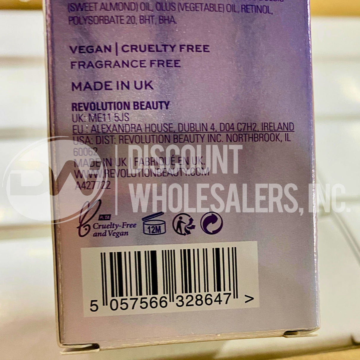 Revolution Retinol Serum 1.01 fl. a Light & Silky Oil Blend to Help Smooth Skin Tone and Texture (36 Pcs Lot)