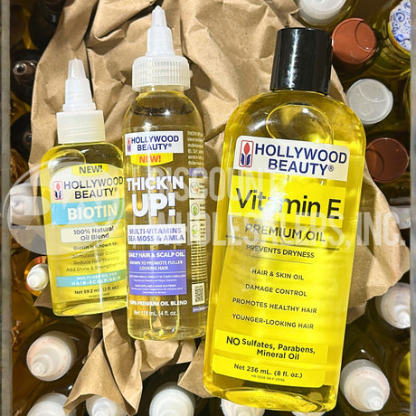 Hair Oils Assorted Different Sizes (100 Pcs Lot)