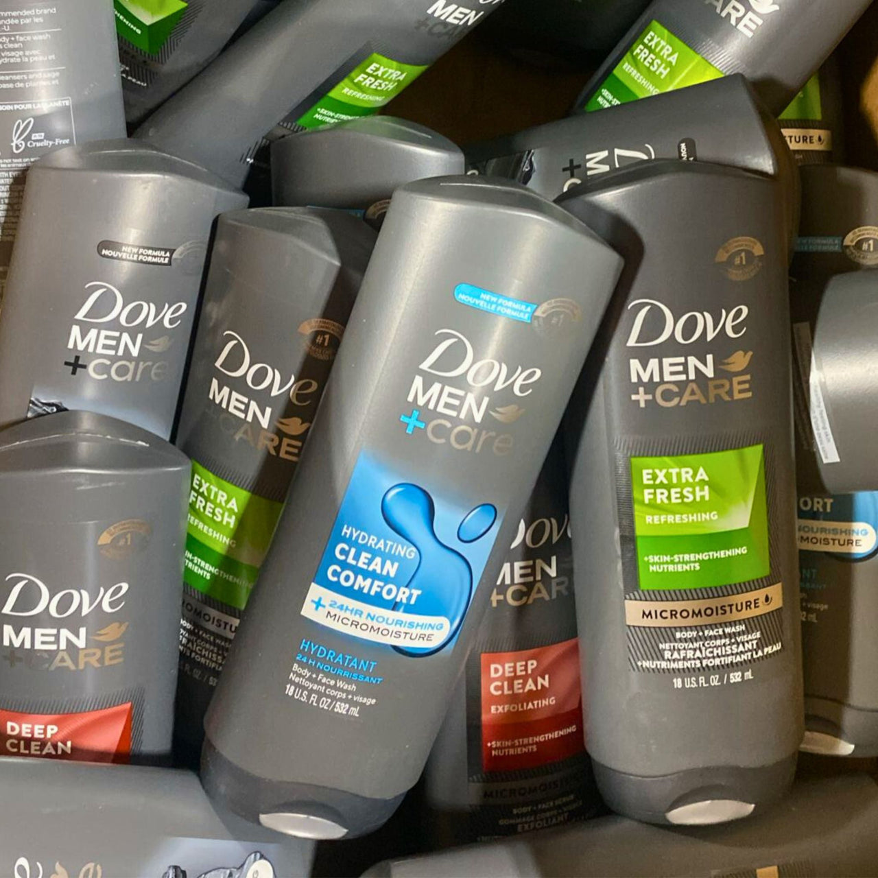 Dove Men + Care Micromoisture Body + Face Scrub Assorted Mix