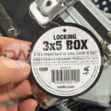 Vaultz Lock It Up 3x5 Locking Box Assorted Colors (60 Pcs Lot)