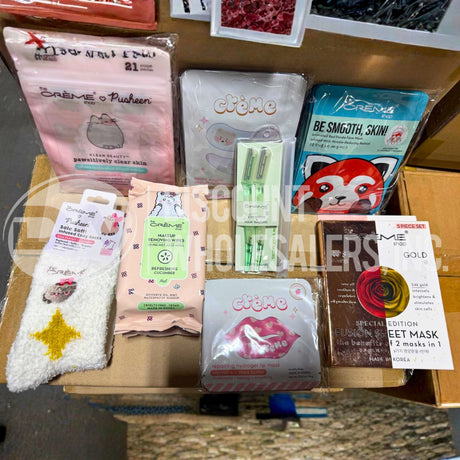 Cosmetic Cremé Mix – Makeup, Skincare & Max Lip Gloss (250 Pcs Lot)