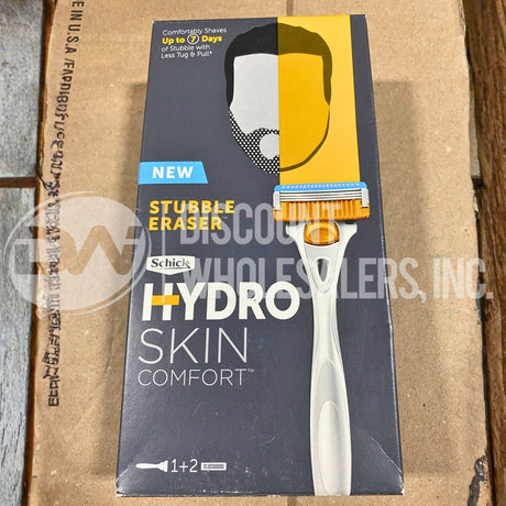 Schick Stubble Eraser Hydro Skin Confort 1 Razor , 2 Cartridges (600 Pcs Lot)