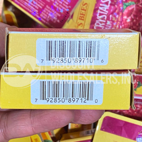 Burt's Bees Flavor Crystals Lip Balm Sweet Orange and Red Raspberry Mix (100 Pcs Lot)