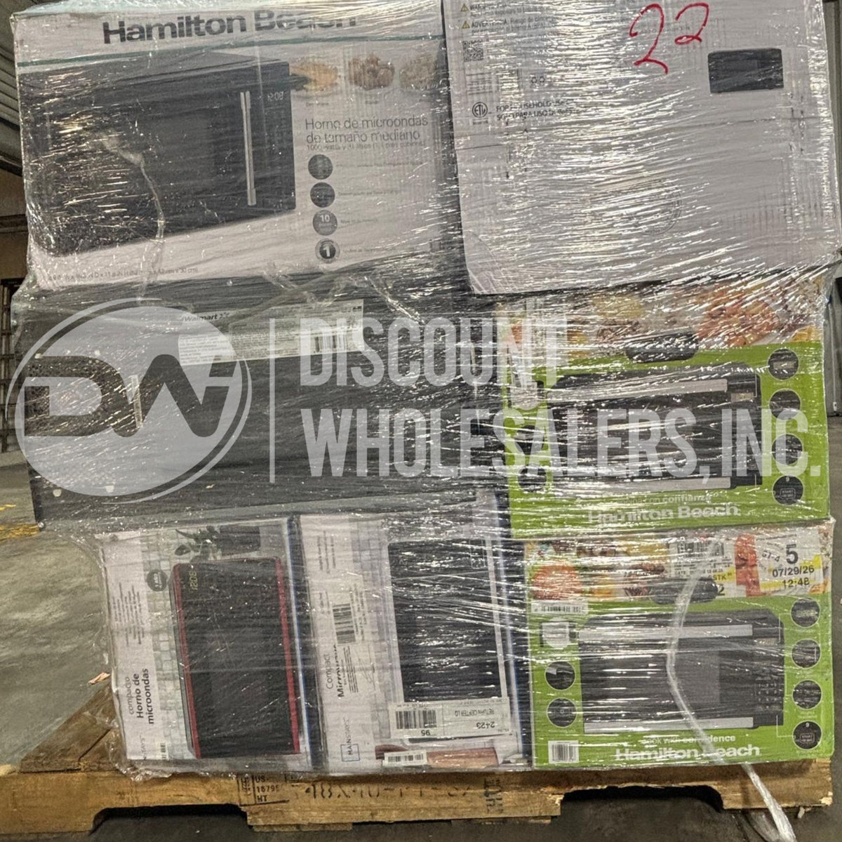 Assorted Brand Name Microwaves – Wholesale Liquidation Lot – 437 Units Per Truck