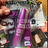 Maybelline Assorted, Mascaras, Eye Liner, Foundations, Liquid Ink Liner, Eyelash Curler and More (100 Pcs Lot)