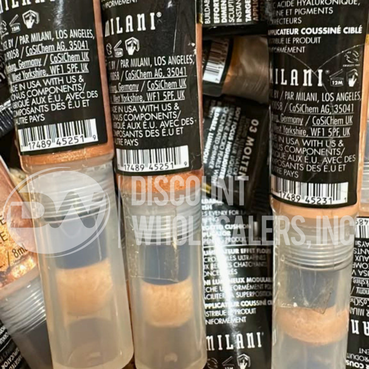 Milani Mix Conceal+Perfect Undereye Brightener, Liquid Highlighter, And Liquid Contour Different Shades (200 Pcs Lot)