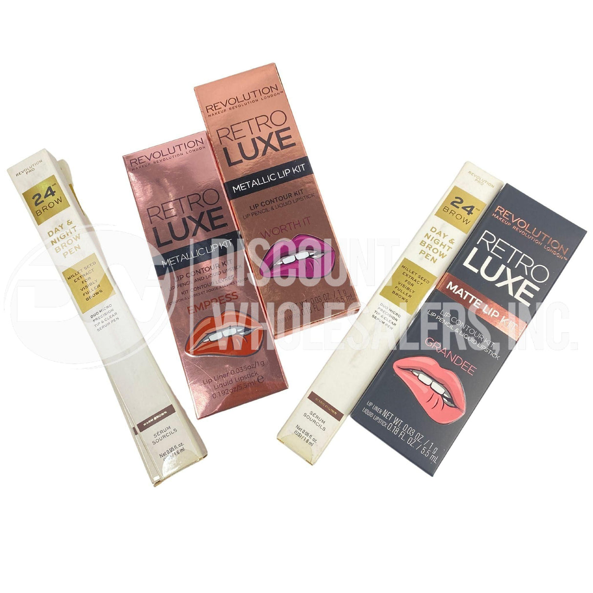 Assorted Revolution Cosmetics (250 Pcs Lot)