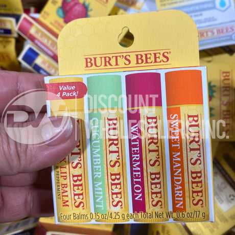 Burt's Bees Moisturizing Lip Balm Assorted (100 Pcs Lot)
