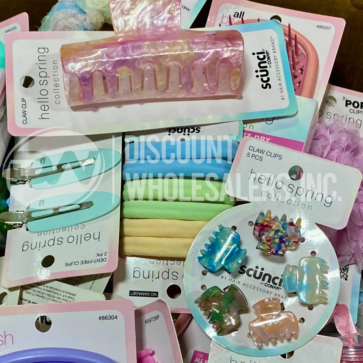 Conair and Scunci Assorted Hair Accessories (125 Pcs Lot)