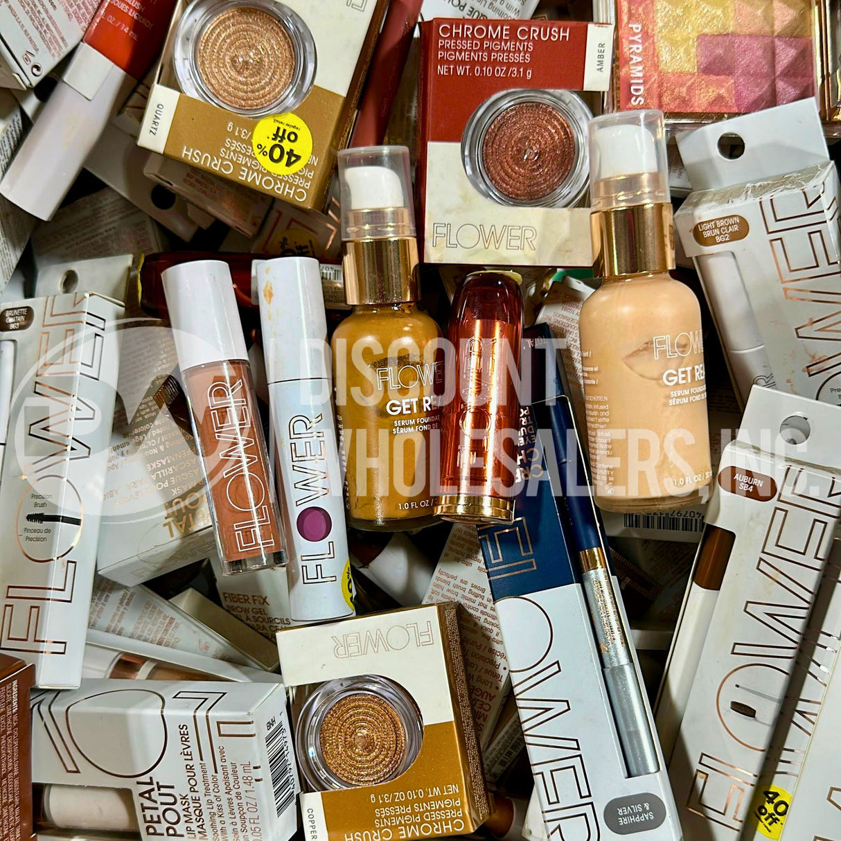 Flower Assorted Makeup Different Sizes (150 Pcs Lot)