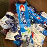 Crest and Colgate Assorted Toothpaste Different Sizes (60 Pcs Lot)