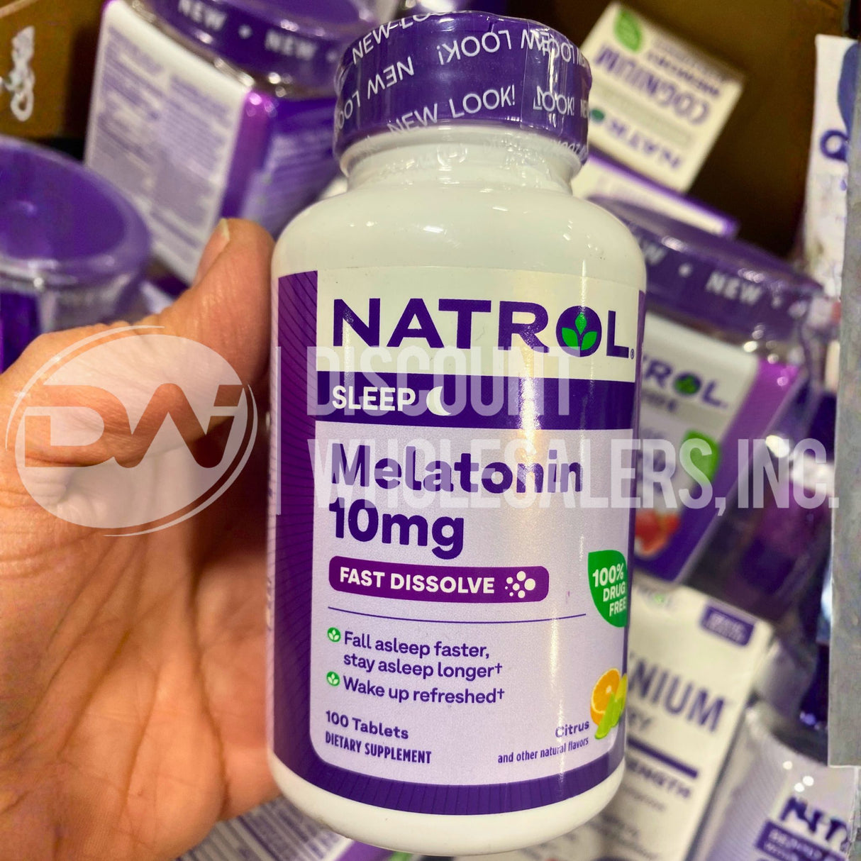 Natrol Assorted Different Sizes Tablets and Gummies (100 Pcs Lot)