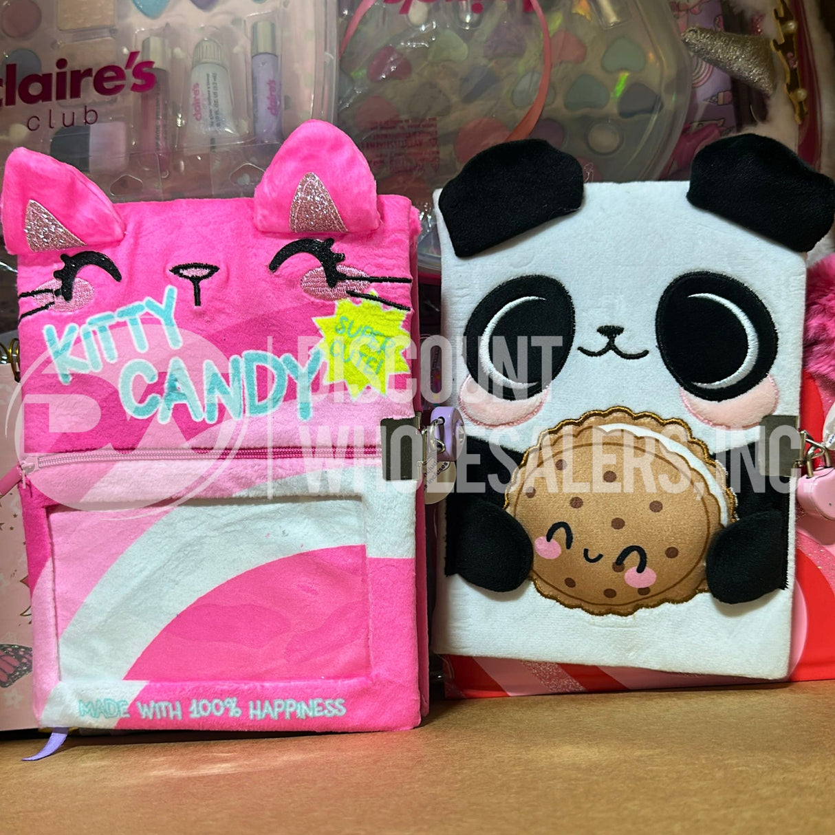 Claire's Assorted Bags, Makeup, Notebooks And More (110 Pcs Lot)