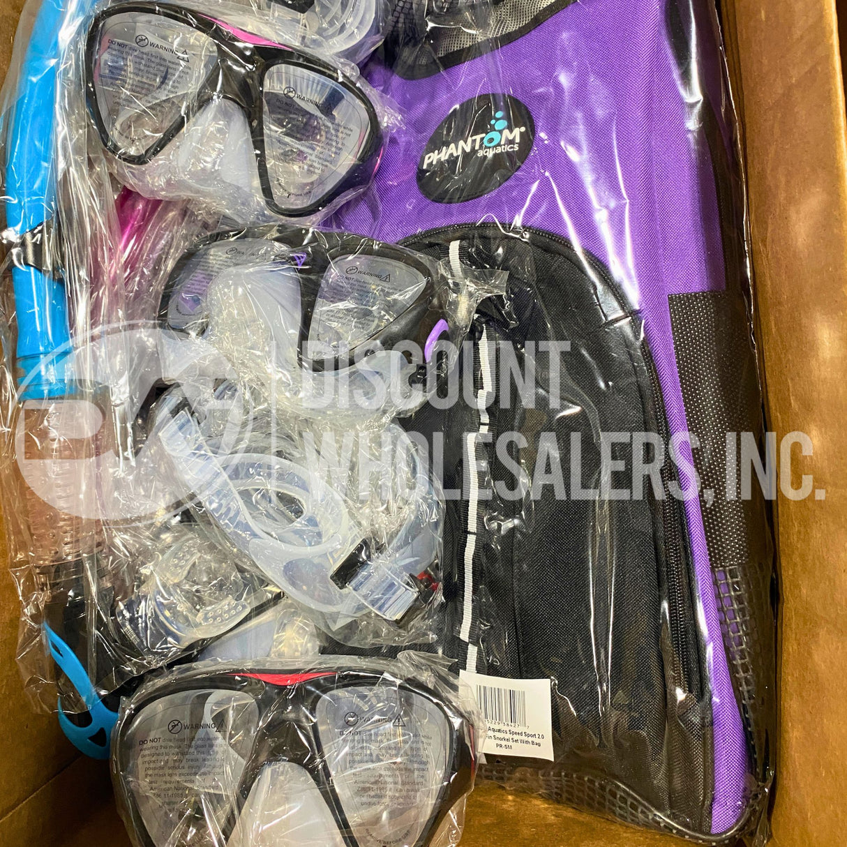 Snorkeling Mix- May Include Full Sets, Combos or Individual Pieces Assorted Colors (500 Pcs Per Pallet)