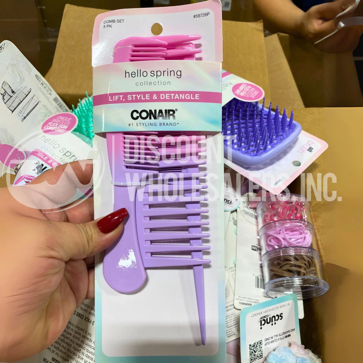 Conair and Scunci Assorted Hair Accessories (125 Pcs Lot)