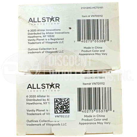Vanity Planet Assorted Different Sizes (35 Pcs Lot)