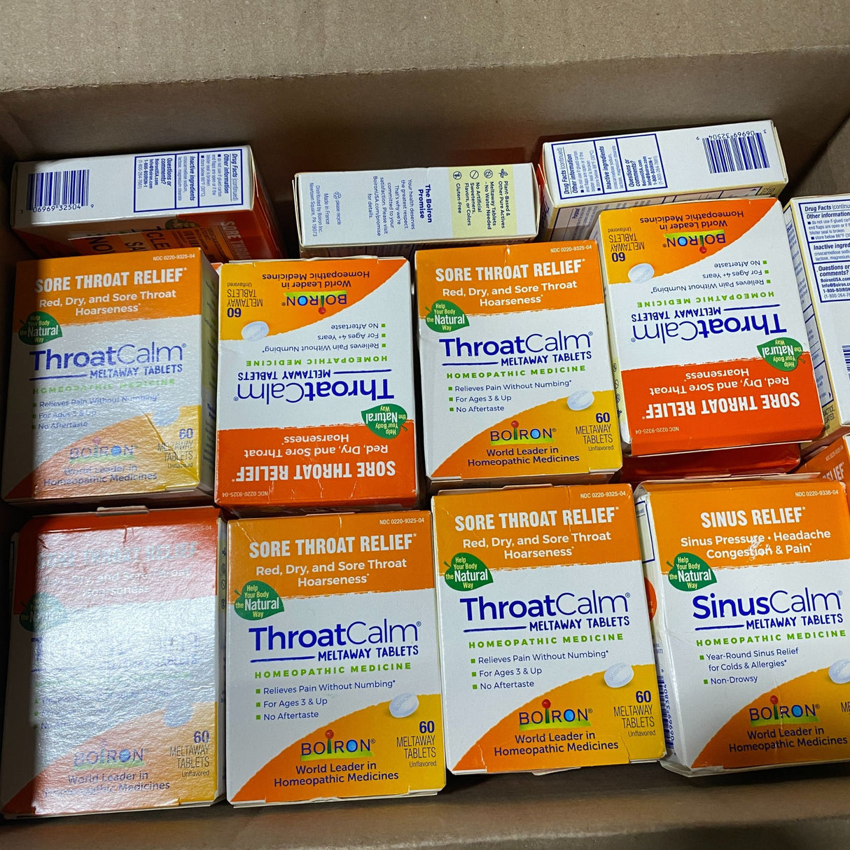 Natural Way Sore Throat Relief, 60 Meltaway Tablets (50 Pcs Lot)