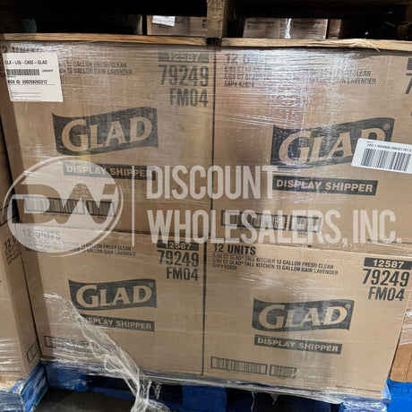 Glad Case Pack Truckload Fully Manifested (39 Pallets Per Truck)