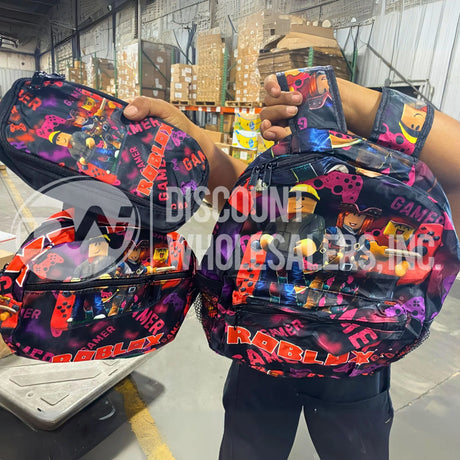 Anime & Character Mix - BAGS,BACKPACKS,LUNCH BAGS, BLANKETS (100 Pcs Lot)