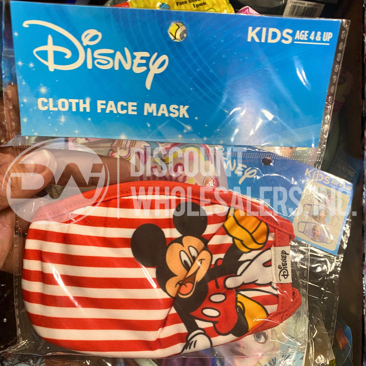 Marvel, Disney,Nickelodeon, and More Child's Cloth Face Mask Assorted (100 Pcs Lot)