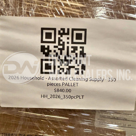 Household - Assorted Cleaning Supply -(350 Pcs Per Pallet)