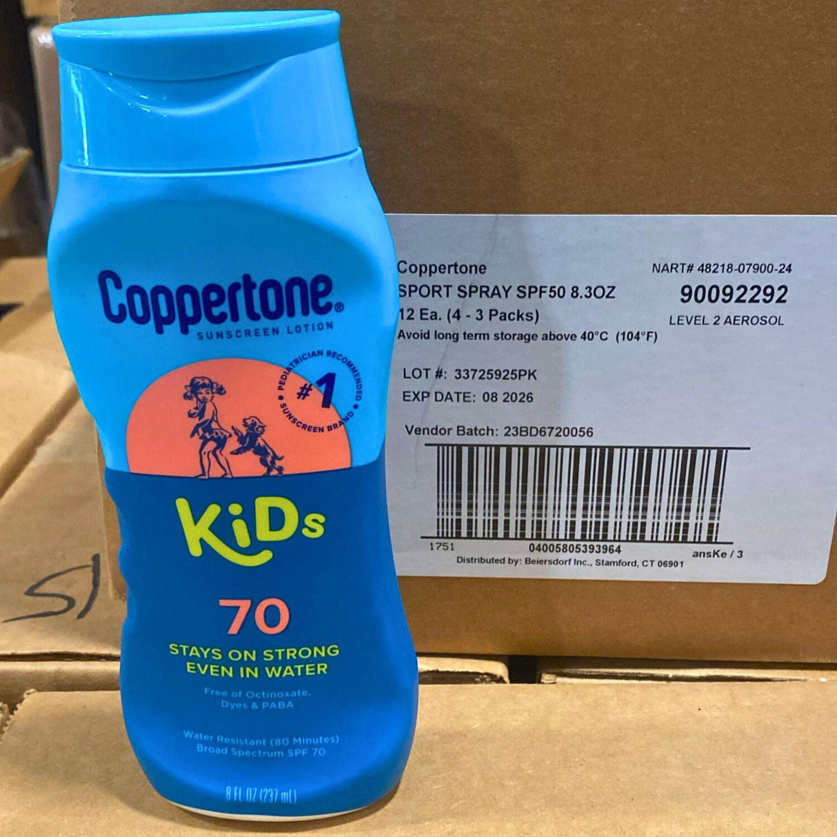 Coppertone Sunscreen Lotion Kids 