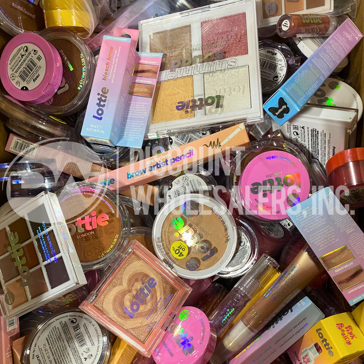 Lottie Makeup Assorted Different Shades And Sizes (250 Pcs Lot)